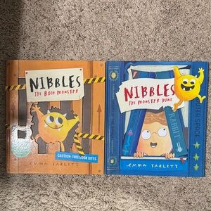 Nibbles: The Book Monster Set - Yellow and Blue